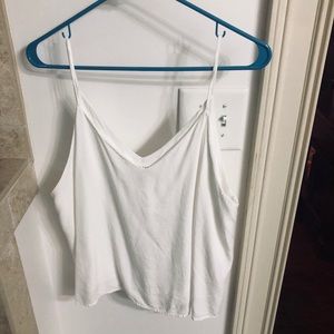 loose white tank top